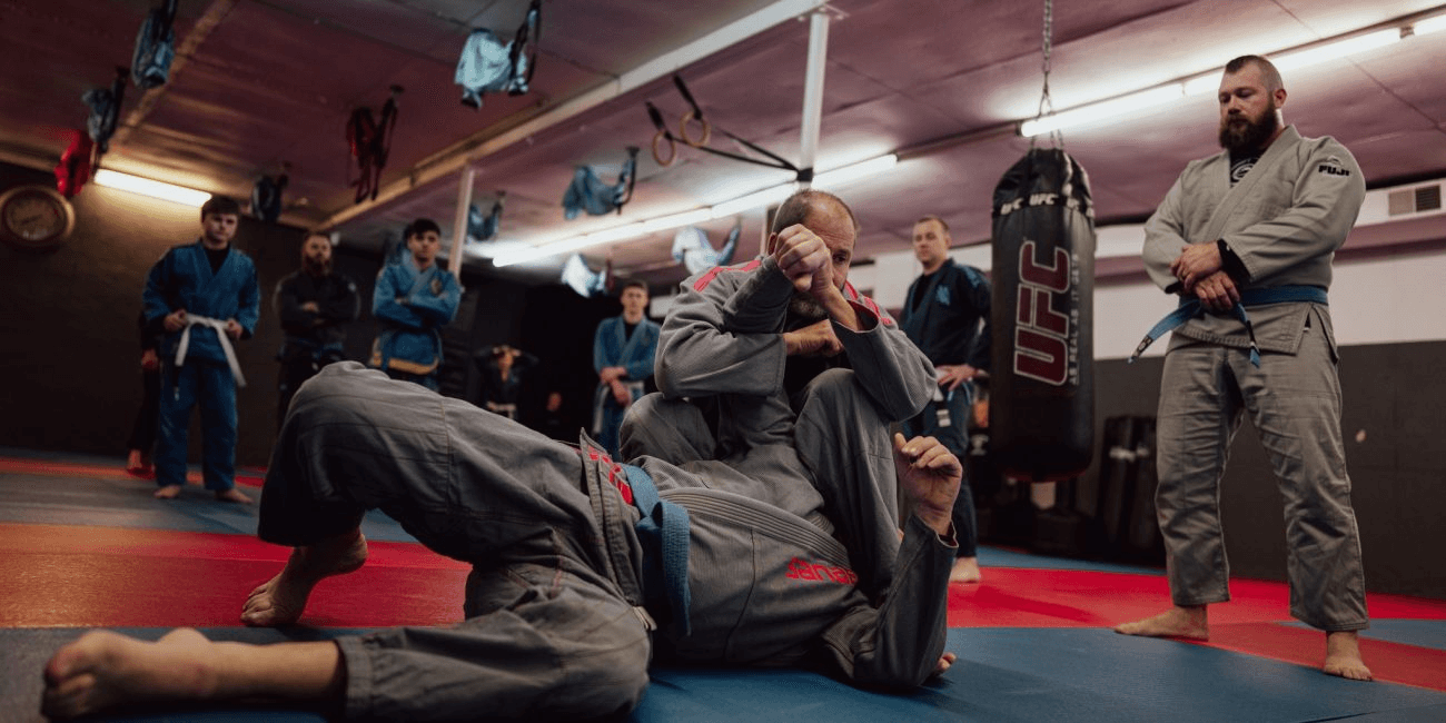 Elizabethtown BJJ students training on the mats